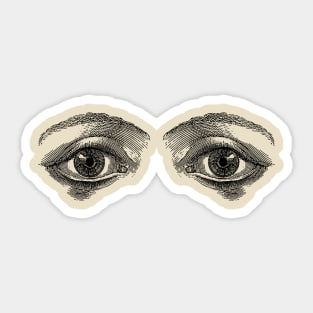 The Beautiful Eyes talk Sticker